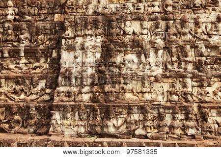 Terrace Of The Leper King, Angkor Wat, Cambodia