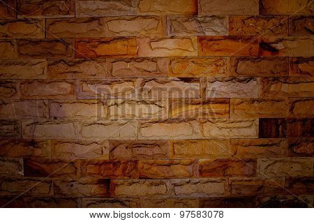 pattern of decorative slate stone wall surface