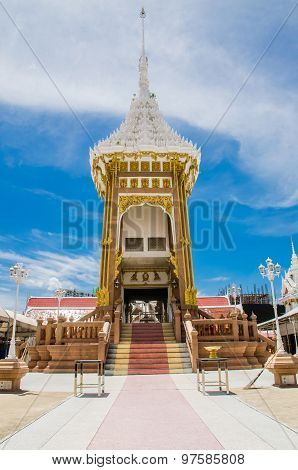 Thai style crematory site for burn dead people