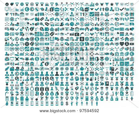 Application Toolbar Flat Icon Collection