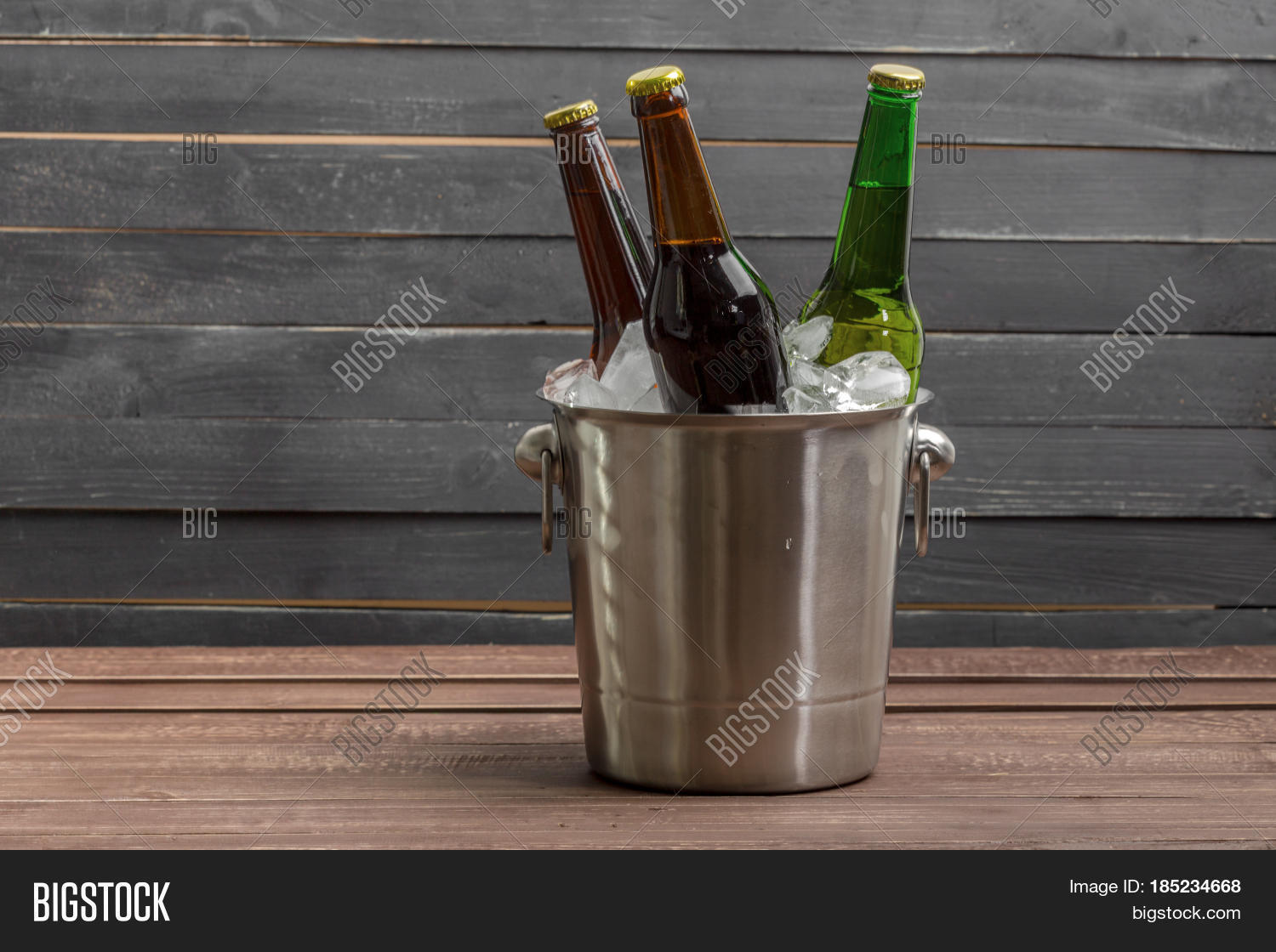 Ice Bucket Beer On Image & Photo (Free Trial) Bigstock