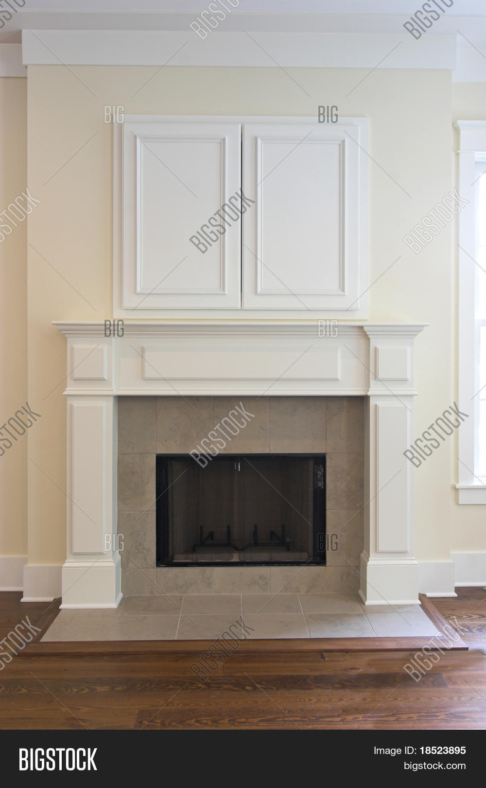 Fireplace Closed Wall Image & Photo (Free Trial) Bigstock