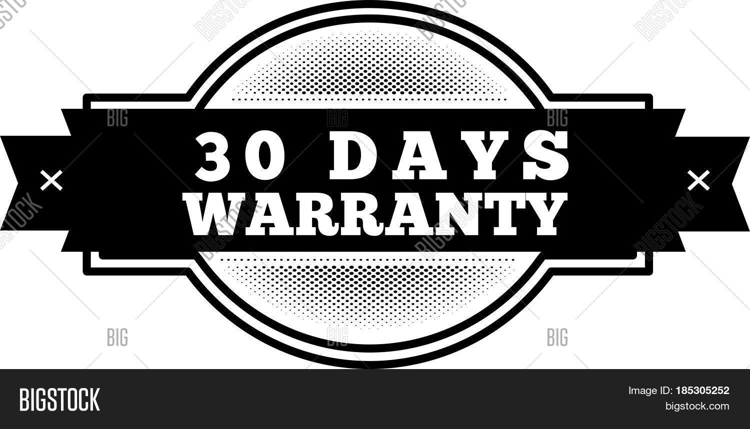30 Days Warranty Vector & Photo (Free Trial) Bigstock