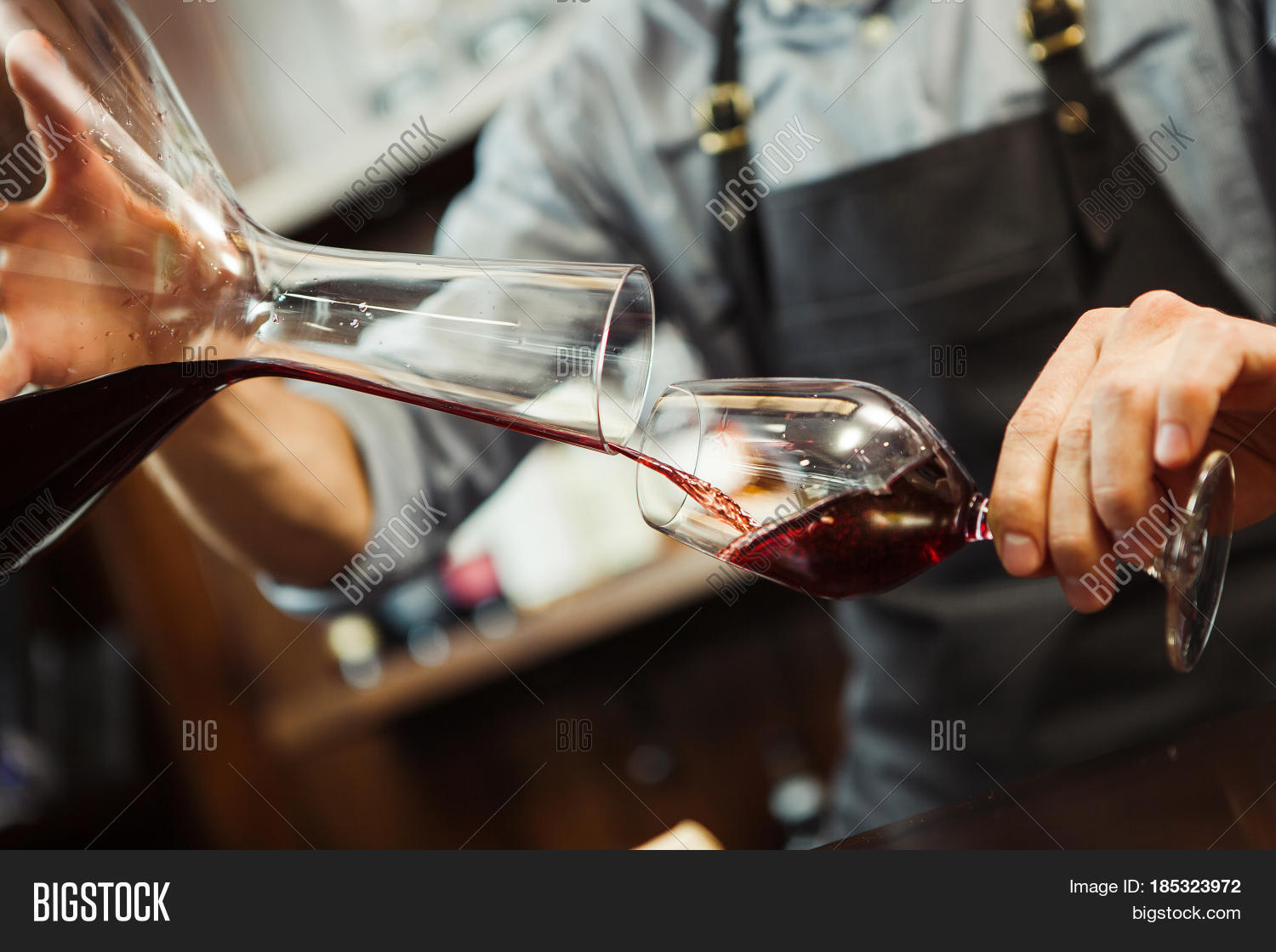 Sommelier Pouring Wine Image & Photo (Free Trial) Bigstock