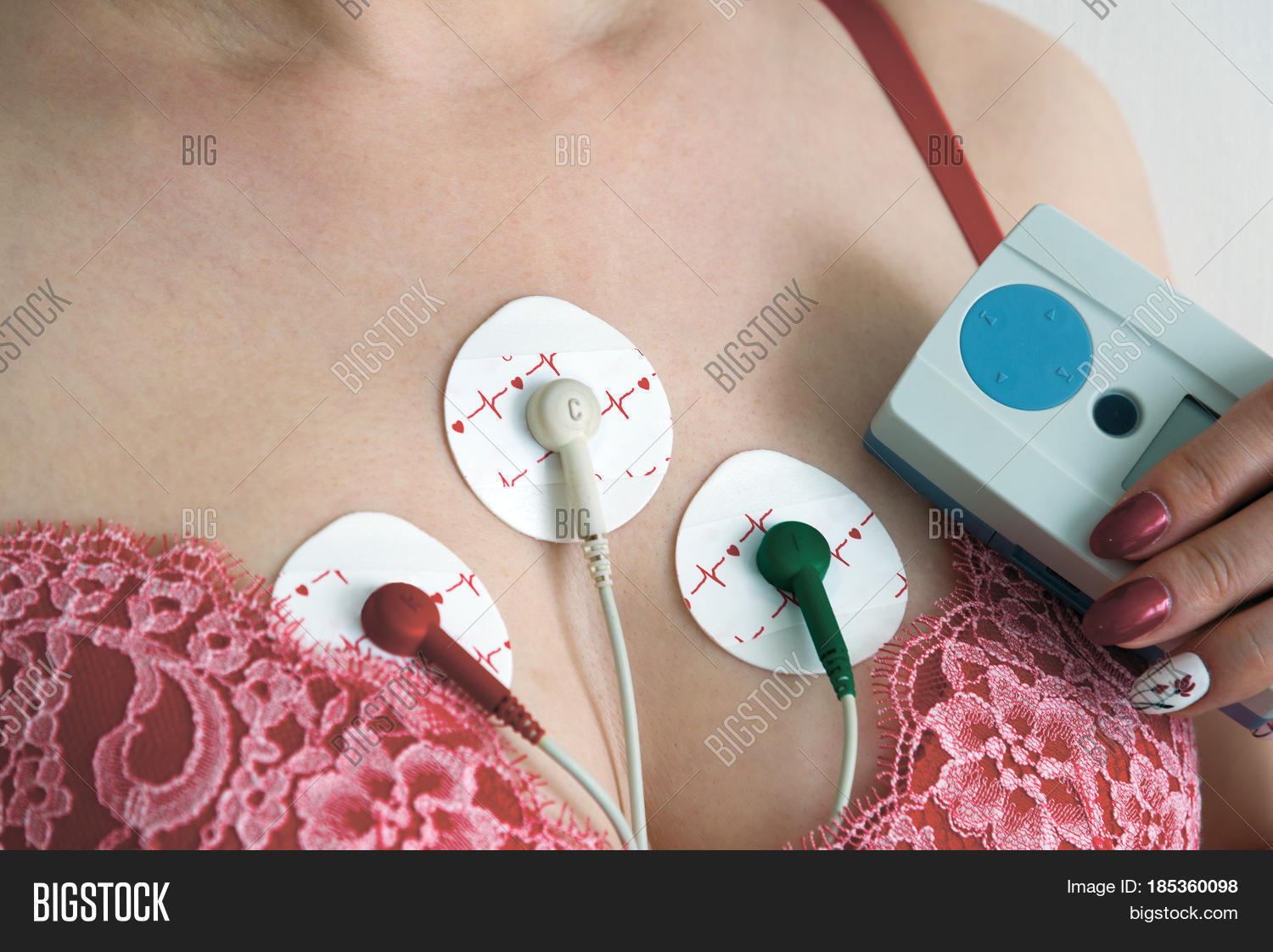 Electrodes Holter Image & Photo (Free Trial) Bigstock