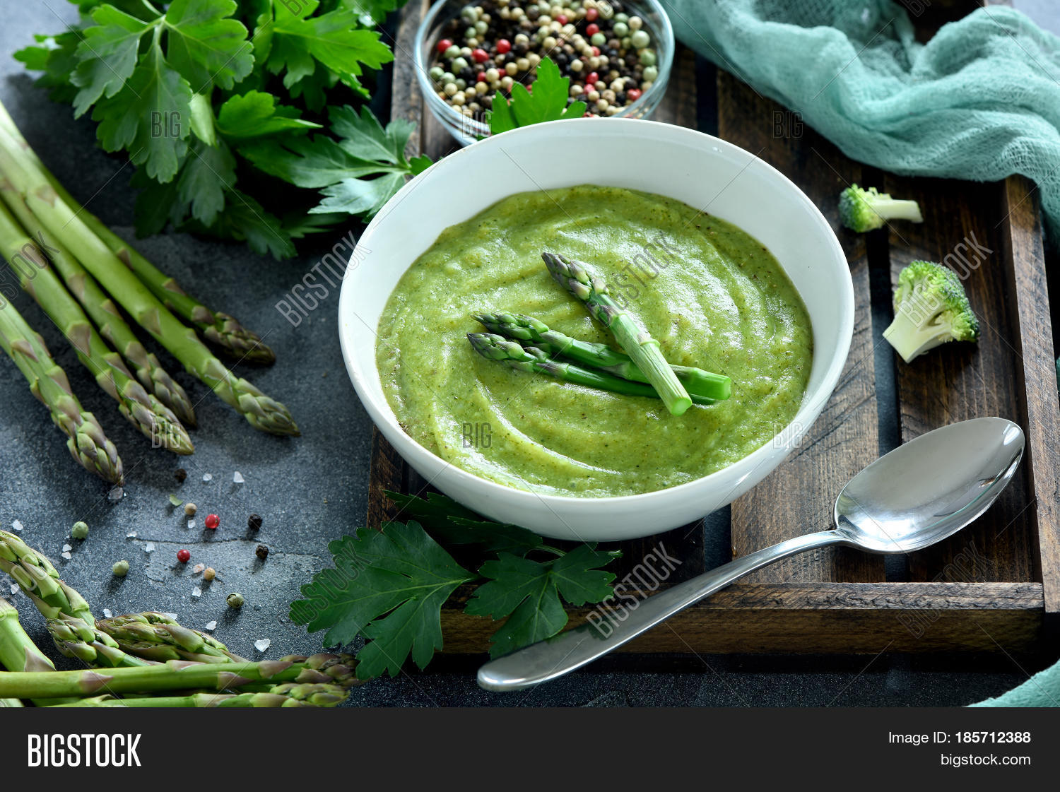 Asparagus Soup Green Image & Photo (Free Trial) Bigstock