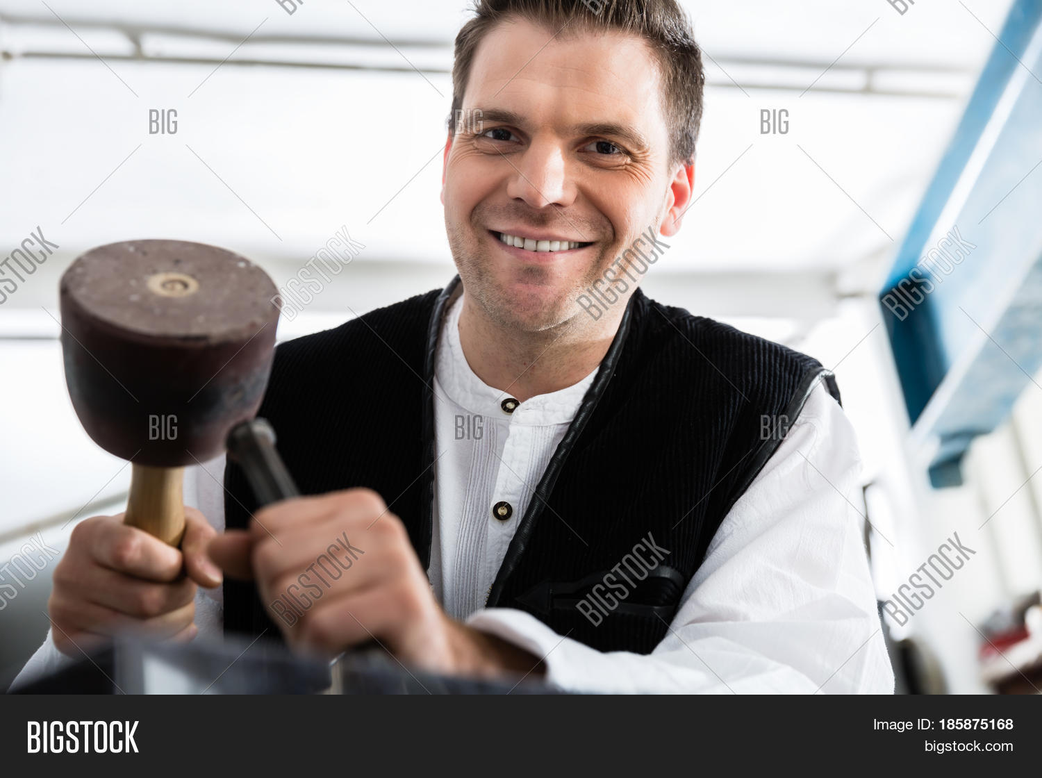 Stonemason Working Image & Photo (Free Trial) Bigstock