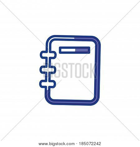 Adress book isolated icon vector illustration graphic design