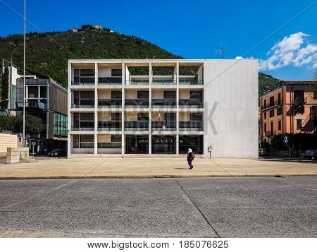 Casa Del Fascio In Como (hdr)