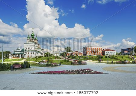 The City Of Solikamsk. The Cathedral Square.