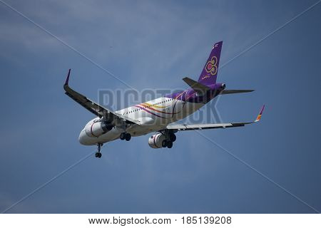 Hs-txg Airbus A320-200 Of Thai Smile Airway.