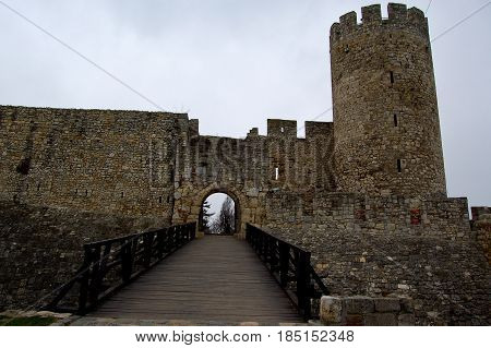 21 may 2009-belgrado-serbia- Ancient castle in the city of belgrade in serbia