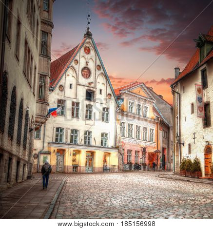 Old Streets Of European Cities.