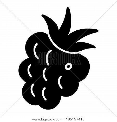 Raspberry blackberry icon. Raspberry blackberry Vector isolated on white background. Line design. EPS 10