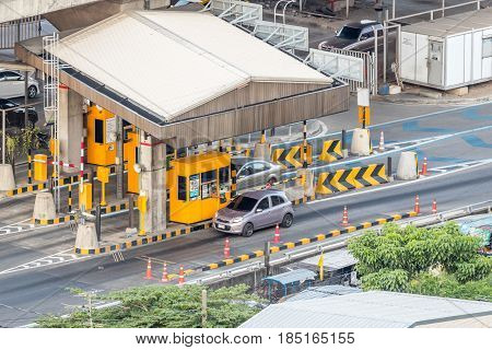 Gate For Expressway Fee Payment In Bangkok By Exat