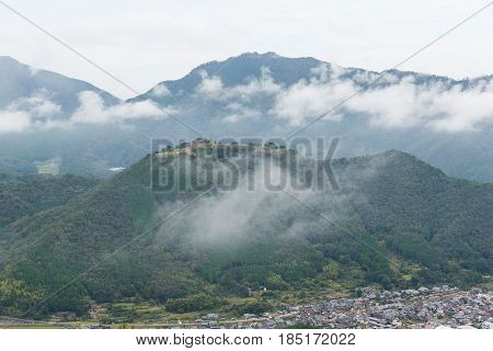 Traditional Japanese Takeda Castle