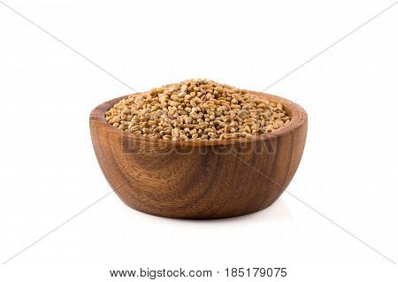 Wheat Grain In Bowl