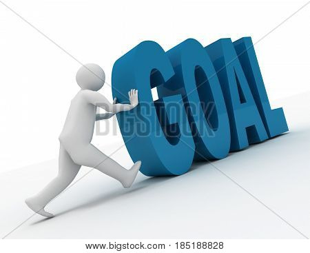 3D People - Man, Person With Text 