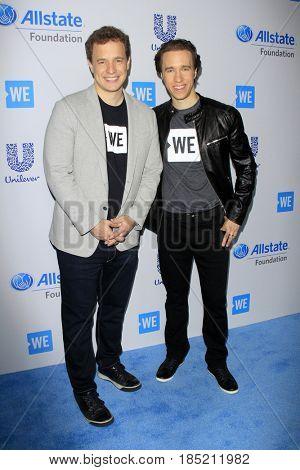 LOS ANGELES - APR 27:  Marc Kielburger, Craig Kielburger at the We Day California 2017 at The Forum on April 27, 2017 in Inglewood, CA