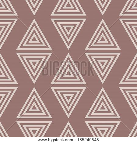Geometric shape background. Triangle seamless pattern. Vector illustration