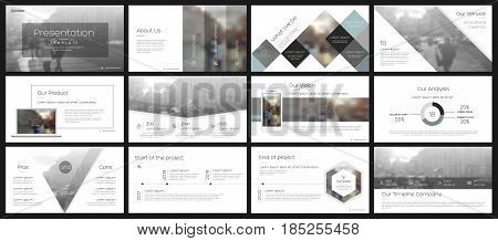 Elements for Presentation templates on a white background. Use in presentation, flyer and leaflet, corporate report, marketing, advertising, annual report, banner