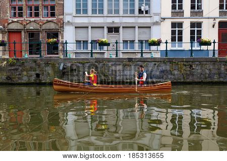 Boat Tours In Ghent Canal
