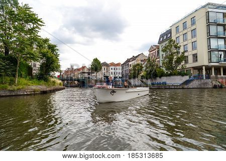 Boat Tours In Ghent Canal