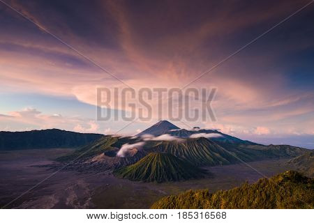 Creater Of Bromo Vocalno, East Java, Indonesia