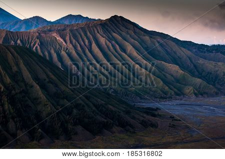Texture Of Bromo Vocalno, East Java, Indonesia
