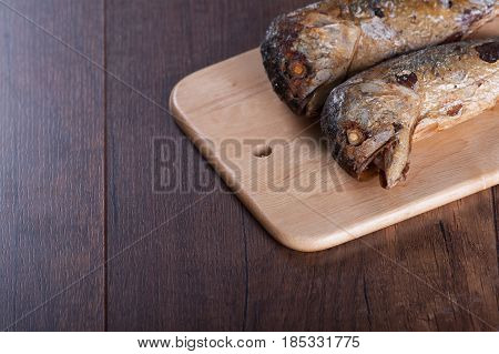 Fried Mackerel Fish Thai Style
