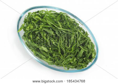 Sliced Kale Cabbage, Brazilian Couve.