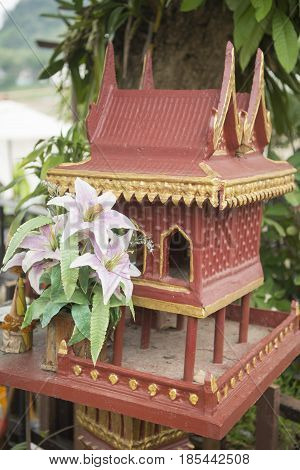 Laos Luang Prabang Religion Spirit House