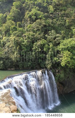 Shifen Waterfall In Shifen, Taipei, Taiwan