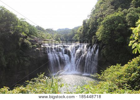 Shifen Waterfall In Shifen, Taipei, Taiwan