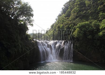 Shifen Waterfall In Shifen, Taipei, Taiwan