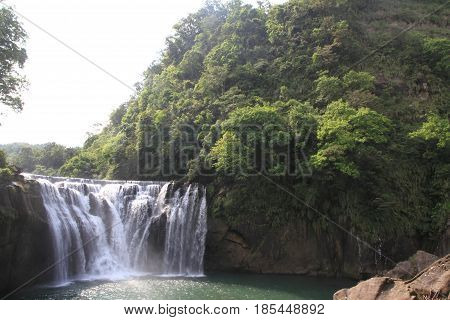 Shifen Waterfall In Shifen, Taipei, Taiwan
