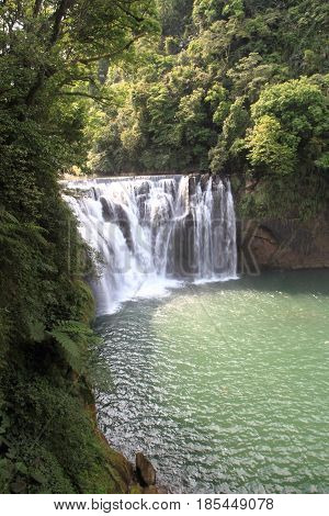 Shifen Waterfall In Shifen, Taipei, Taiwan