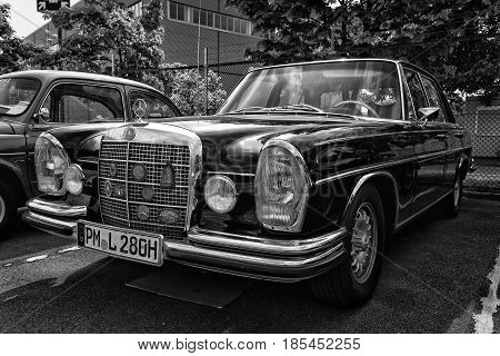 Berlin - May 11: Car Mercedes-benz W112, 300Se (black And White), 26Th Oldtimer-tage Berlin-brandenb