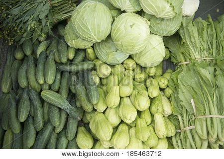 Laos Luang Prabang Market Food