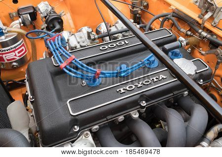 Toyota Celica Engine 1972 On Display