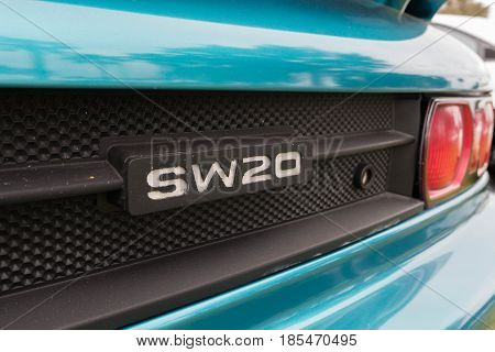 Toyota Mr2 1993 Sw20 Emblem On Display