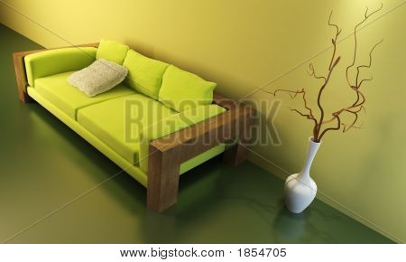 Wohnzimmer mit couch