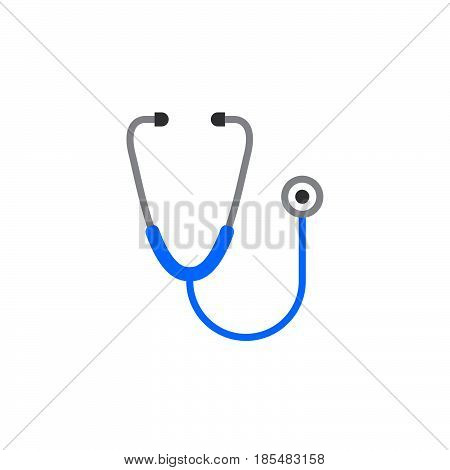 Stethoscope icon vector phonendoscope solid logo illustration colorful pictogram isolated on white