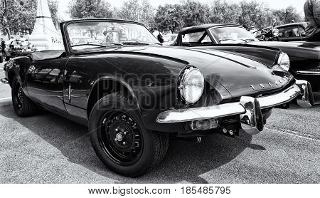Berlin - May 11: Car Triumph Gt6, Black And White, 26Th Oldtimer-tage Berlin-brandenburg, May 11, 20