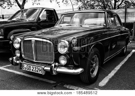 Berlin - May 11: British Luxury Car Rover P5B, (black And White), 26Th Oldtimer-tage Berlin-brandenb