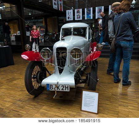 BERLIN - MAY 11: French Sports car Amilcar CGS Coupe 26th Oldtimer-Tage Berlin-Brandenburg May 11 2013 Berlin Germany