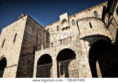 Anagni, little medieval town in the Lazio region, Italy, Called the city of the Popes