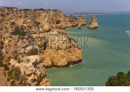 Cliffs of Ponta da Piedade, Lagos, Algarve, Portugal