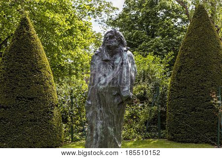 In The Gardens Of The Rodin Musem, Paris, France