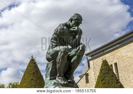 In The Gardens Of The Rodin Musem, Paris, France